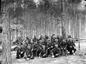 Thumbnai of Group of Company G,  114th Pennsylvania Infantry (Zouaves)