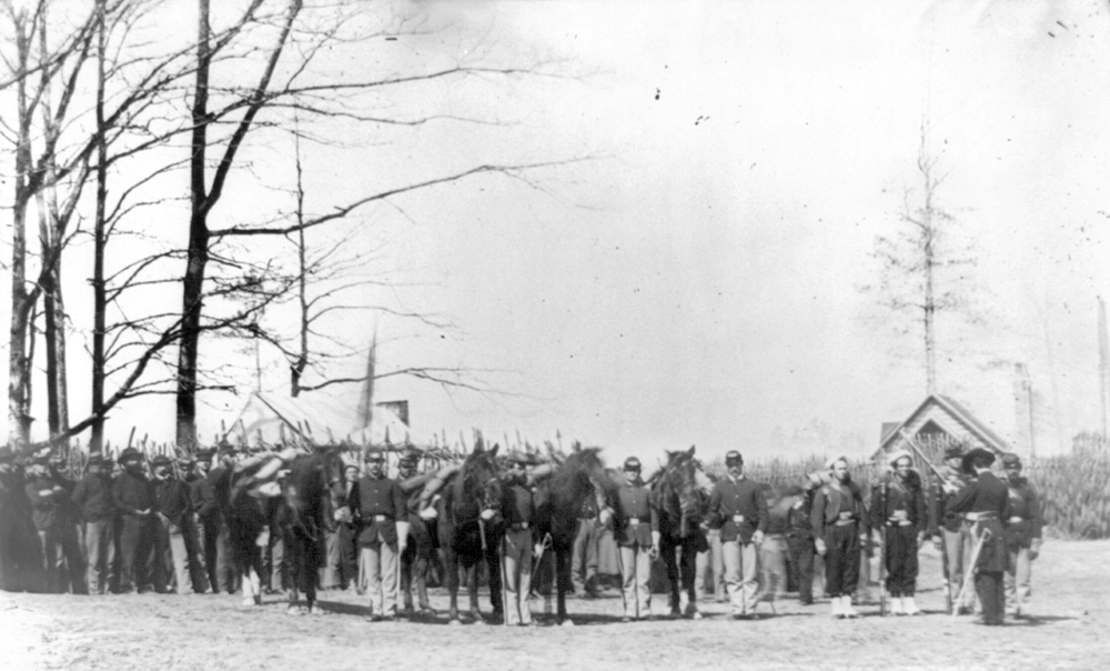 Group of provost guards at headquarters, Army of the Potomac, February 1864 