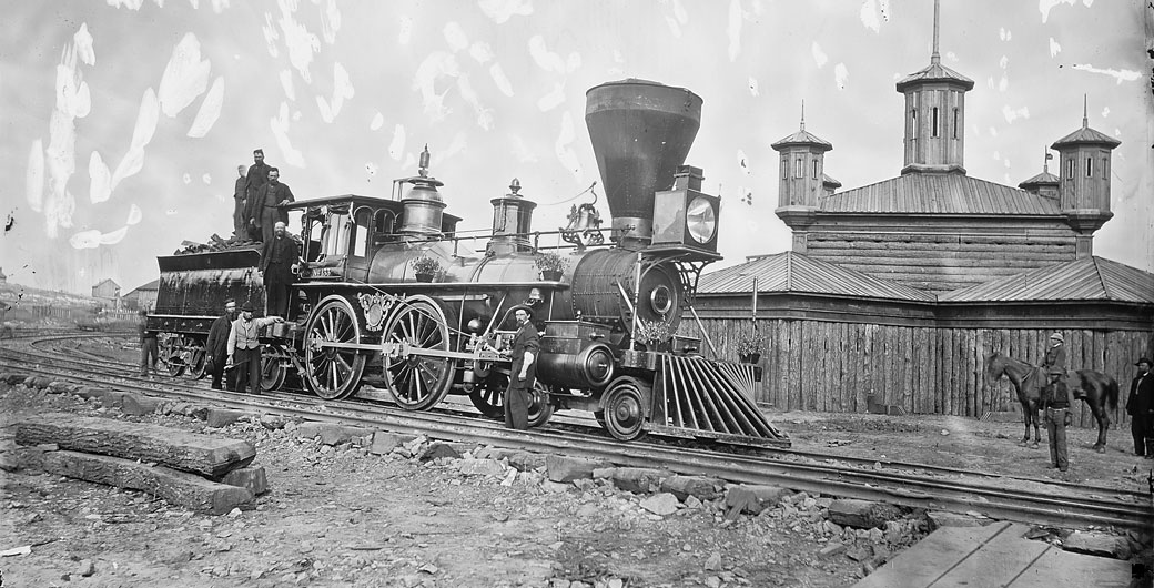 Engine 103 on the City Point and Army Railroad during the Siege of Petersburg