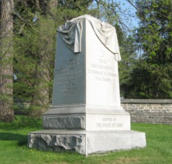 Monument to the 73rd Ohio Infantry at Gettysburg