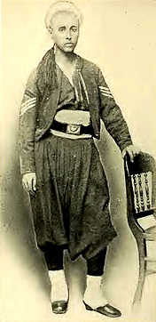 Zouave uniforms of Seargent Major John W. Dickens, 165th New York Infantry